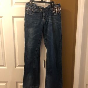 Jeans with the glitter detail